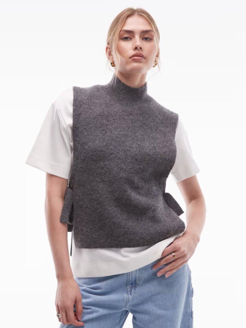& Other Stories Wool blend Sweater with Side Ties